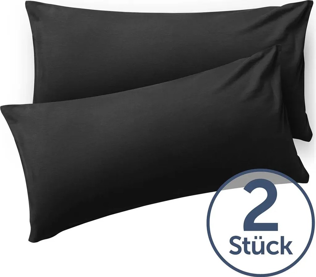 Párnahuzat 40x80 cm 2db puha párnahuzat antracit