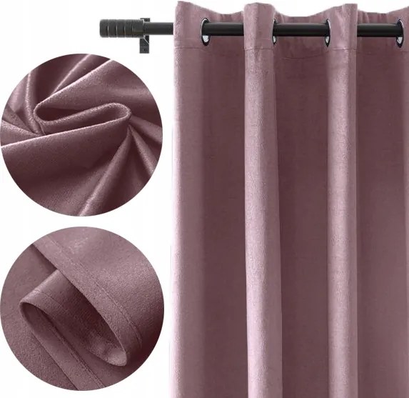 Bársony Függöny 140x250 Sötétítő Átvezető