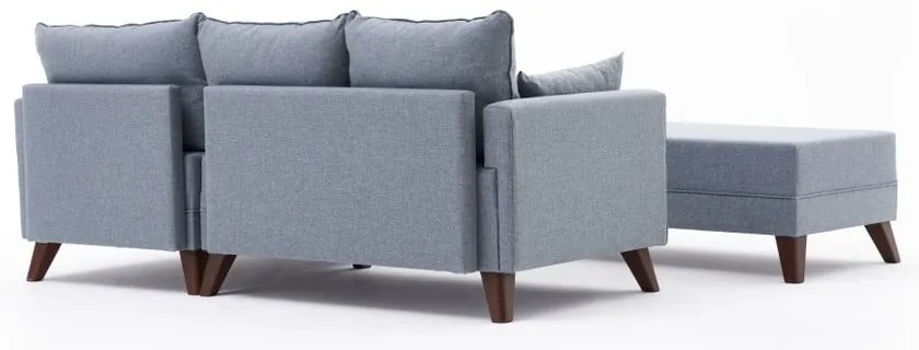 Világoskék sarokkanapé (jobb oldali) Bella – Balcab Home