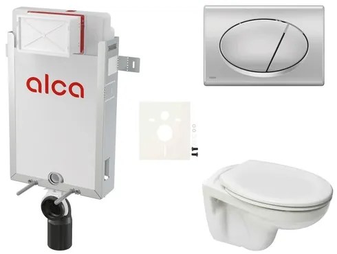 Fali WC szett Alca befalazáshoz + Ceramia S-Line Pro WC SIKOAP3