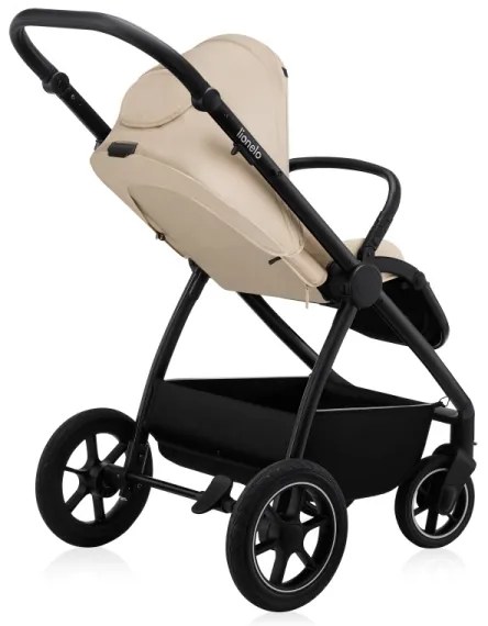 Lionelo - MERIL 2 az 1-ben kombinált babakocsi, bézs homok