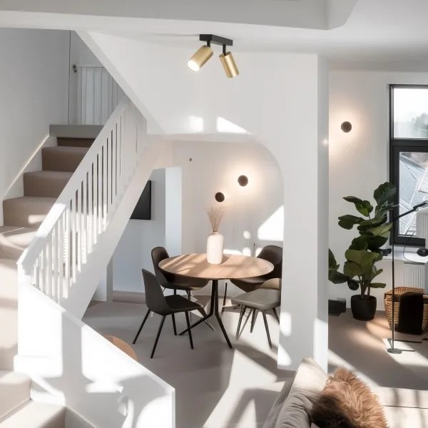 Brilagi - LED dimmelhető spotlámpa SELE GOLDEN 2xGU10/6,5W/230V fekete/arany