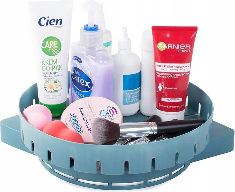 Fürdőszobai polc forgatható öntapadós forgatható erős