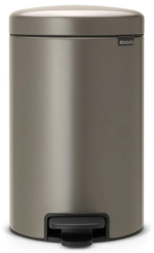 Szürke acél pedálos szemetes 12 l NewIcon – Brabantia