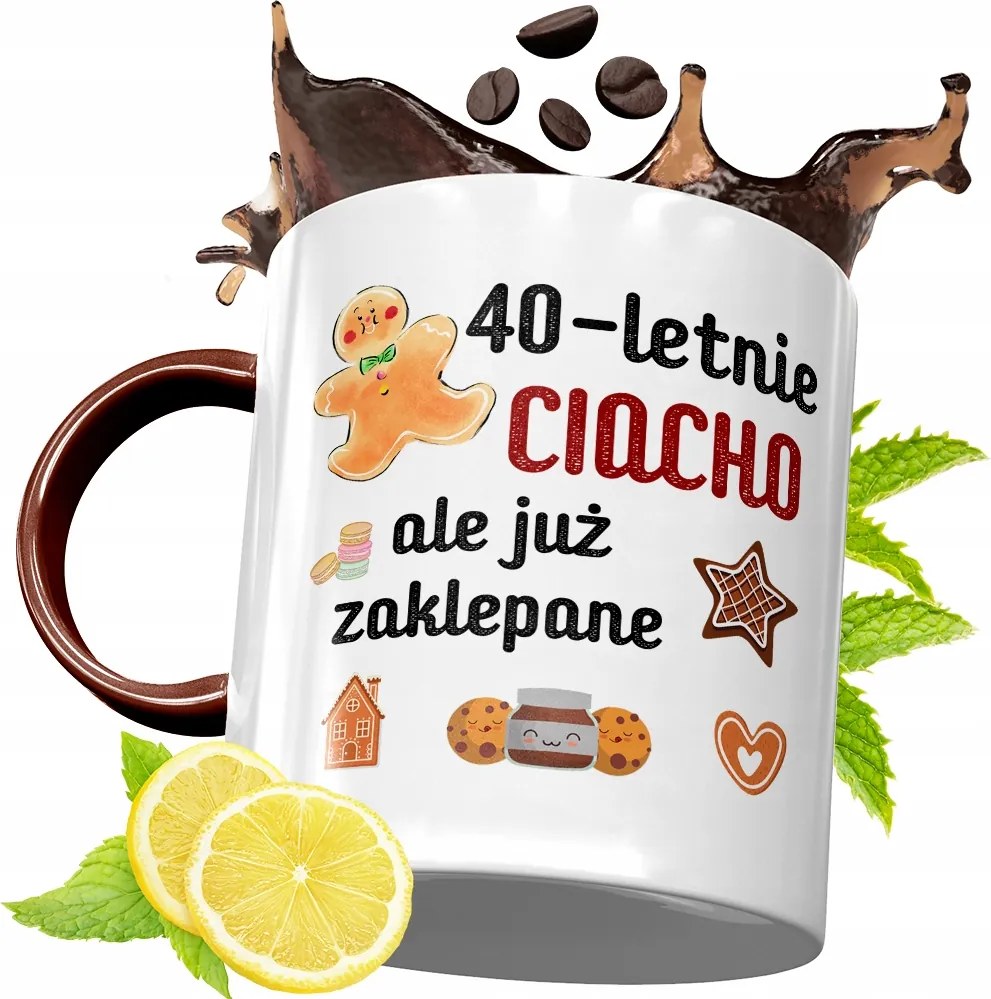 Bordó Bögre 40 Születésnapra Ajándék fényképes nyomtatással