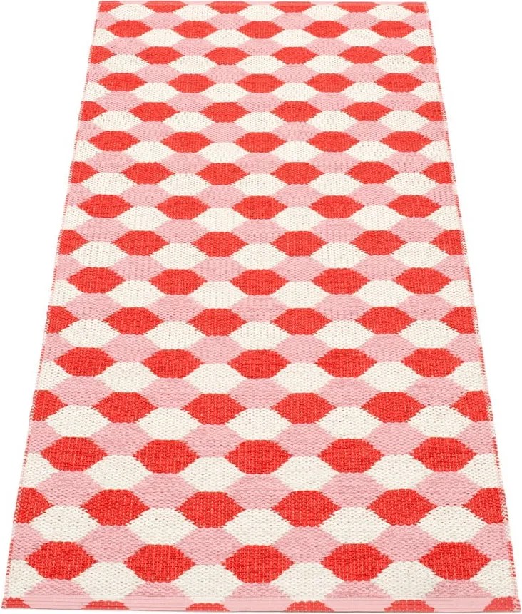 Piros kültéri-beltéri futószőnyeg 70x160 cm Dana Coral – Pappelina