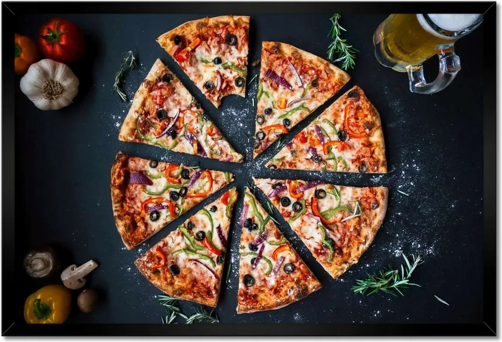 Poszterek keretben 60x40 Pompás pizza