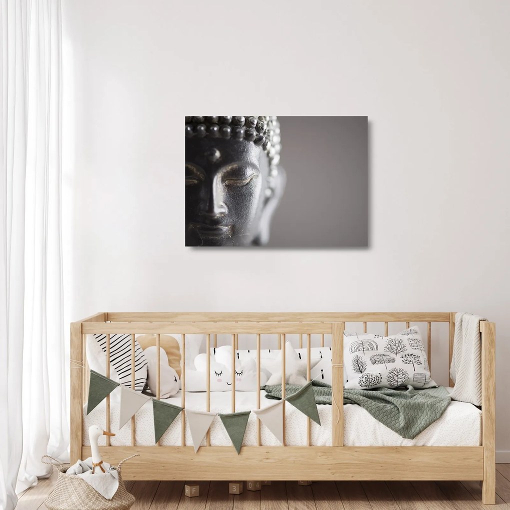 Üveg kép - Buddha szobor (70x50 cm)