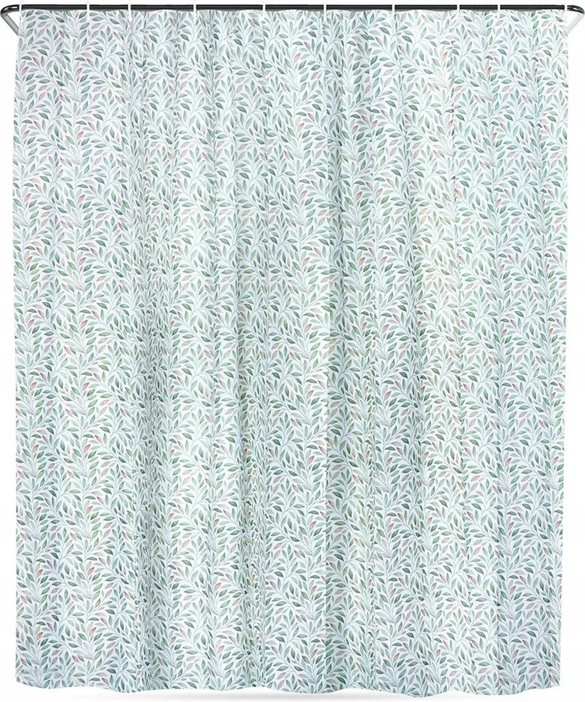 Fürdőszoba Zuhanyfüggöny Zuhany alá Fürdőkádhoz Akasztók 180x200 cm