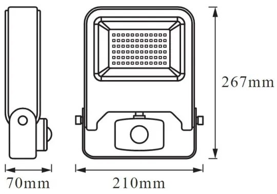 Ledvance - LED Reflektor sérzékelővel ENDURA LED/50W/230V IP44