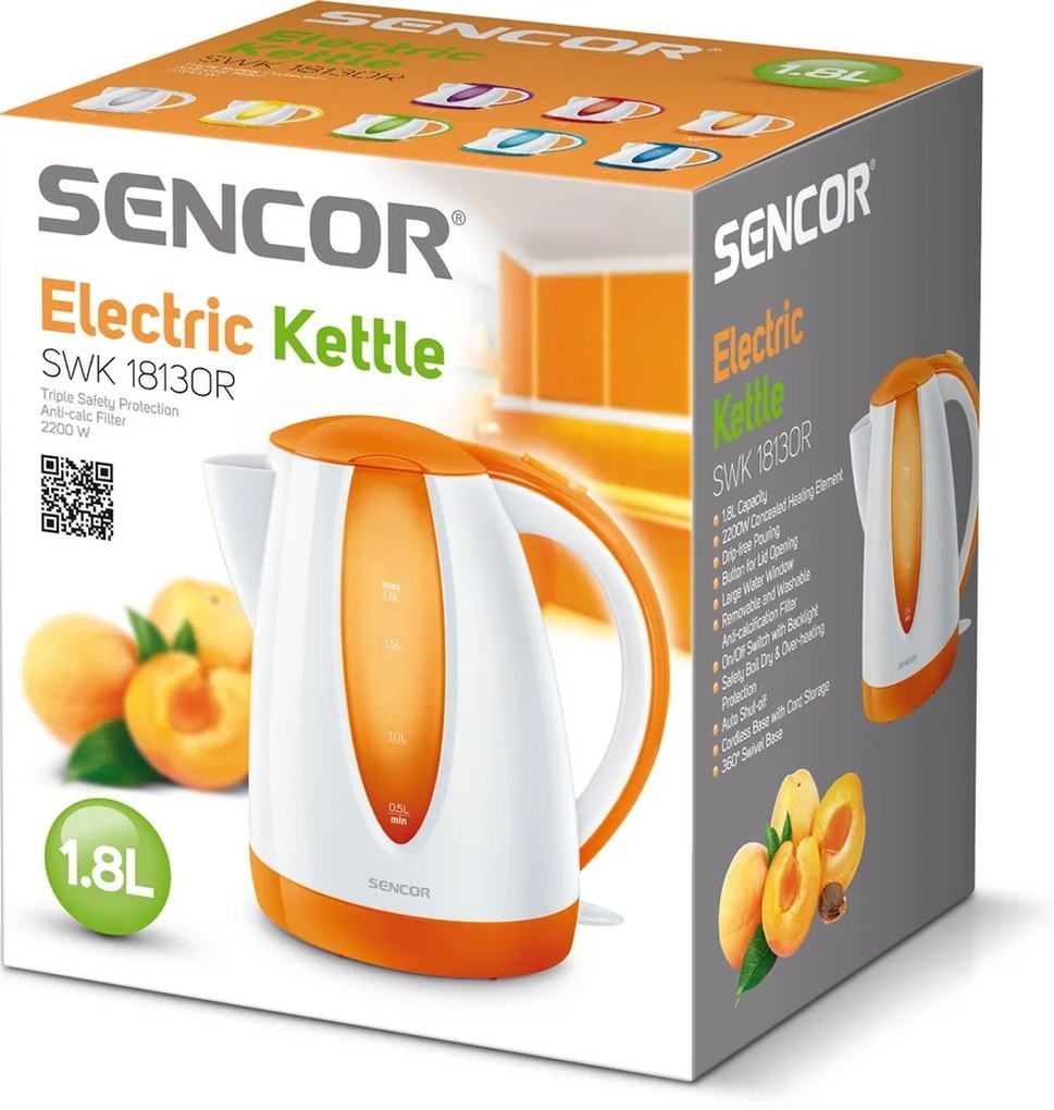 Sencor SWK 1813OR gyorsforraló, narancssárga