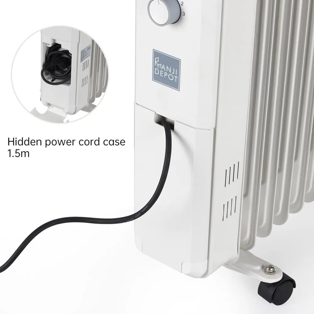 ANJI Depot 2500W 11 lamellás Olaj radiátor MOUJ-076