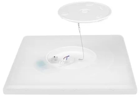 NIVERA LED 12W 230V IP54 fürdőszobai mennyezeti lámpa 22,5x22,5 cm fehér