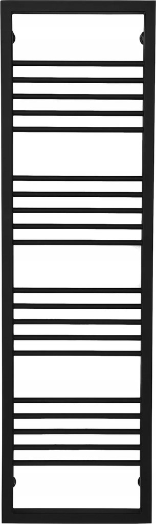 Fürdőszobai dekoratív radiátor Leon 120/35 fekete