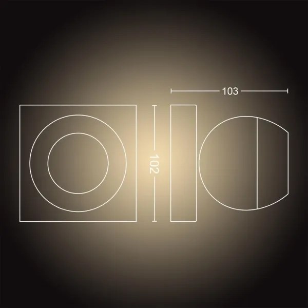 Philips 50471/31/P6 - Hue BUCKRAM LED állítható spot 1xGU10/5W/230V