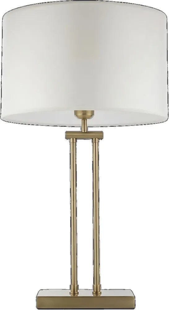 Cosmolight ATHENS T01750BR-WH Asztali lámpa 1x40W/E27 ip20