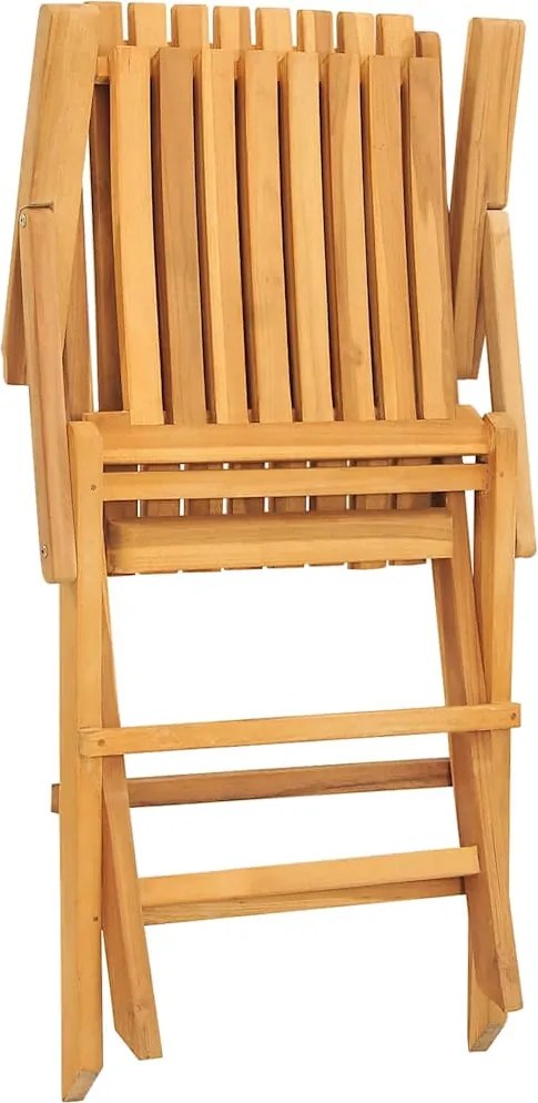 vidaXL 6 db tömör tíkfa összecsukható kerti szék 61x67x90 cm