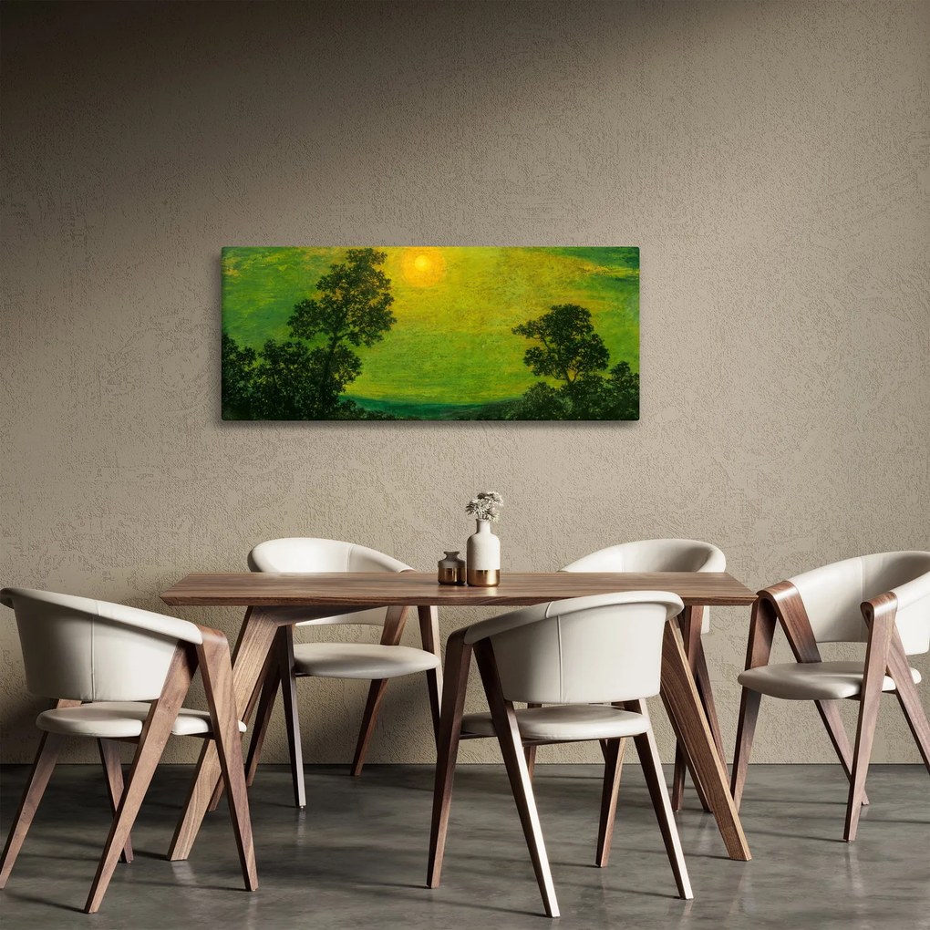 Kép - Imitator of Ralph Albert Blakelock, Moonlight, reprodukciók (120x50 cm)