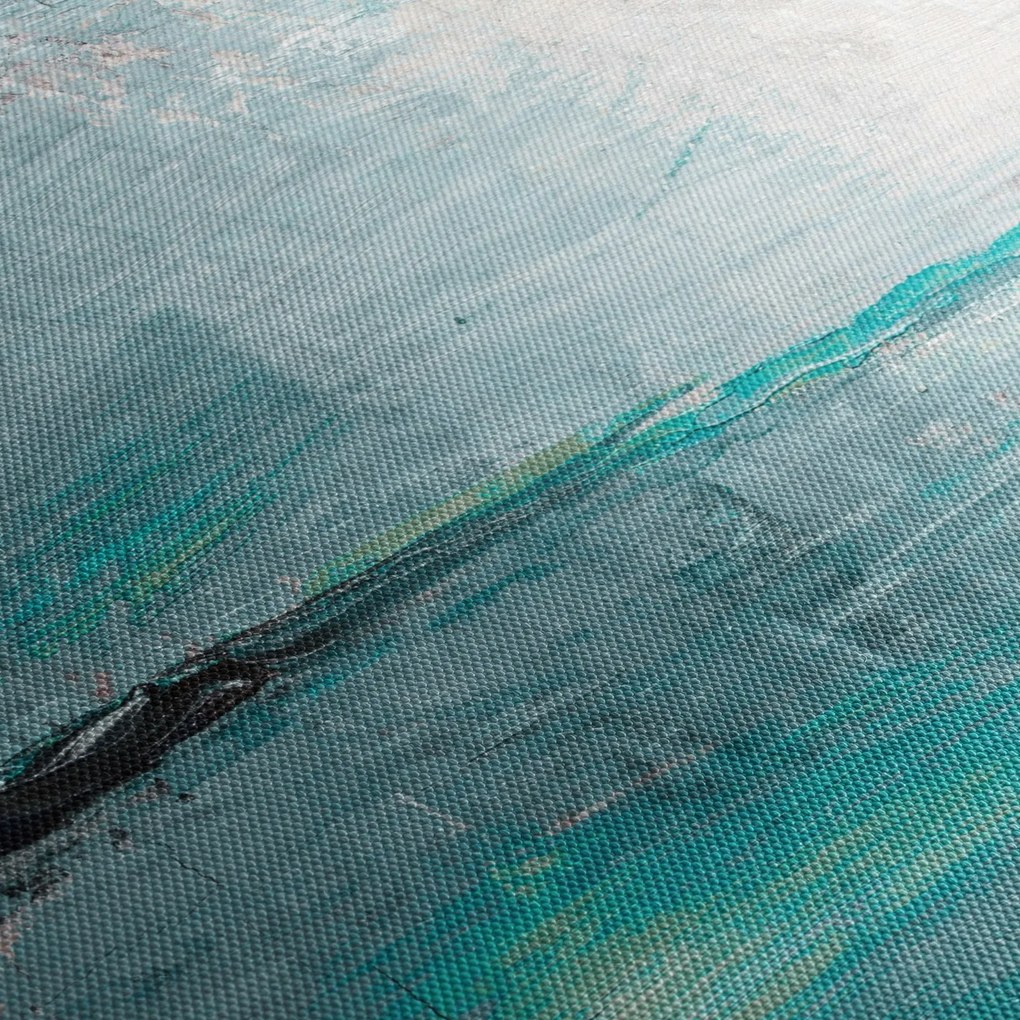 Kép - Absztrakt olajfestmény (70x50 cm)