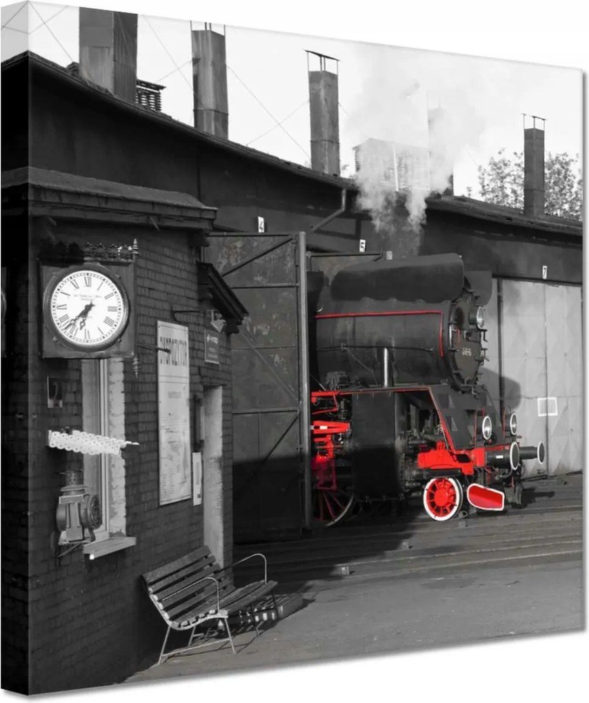 Festmények 20x20 Gőzmozdony Ol 49-69