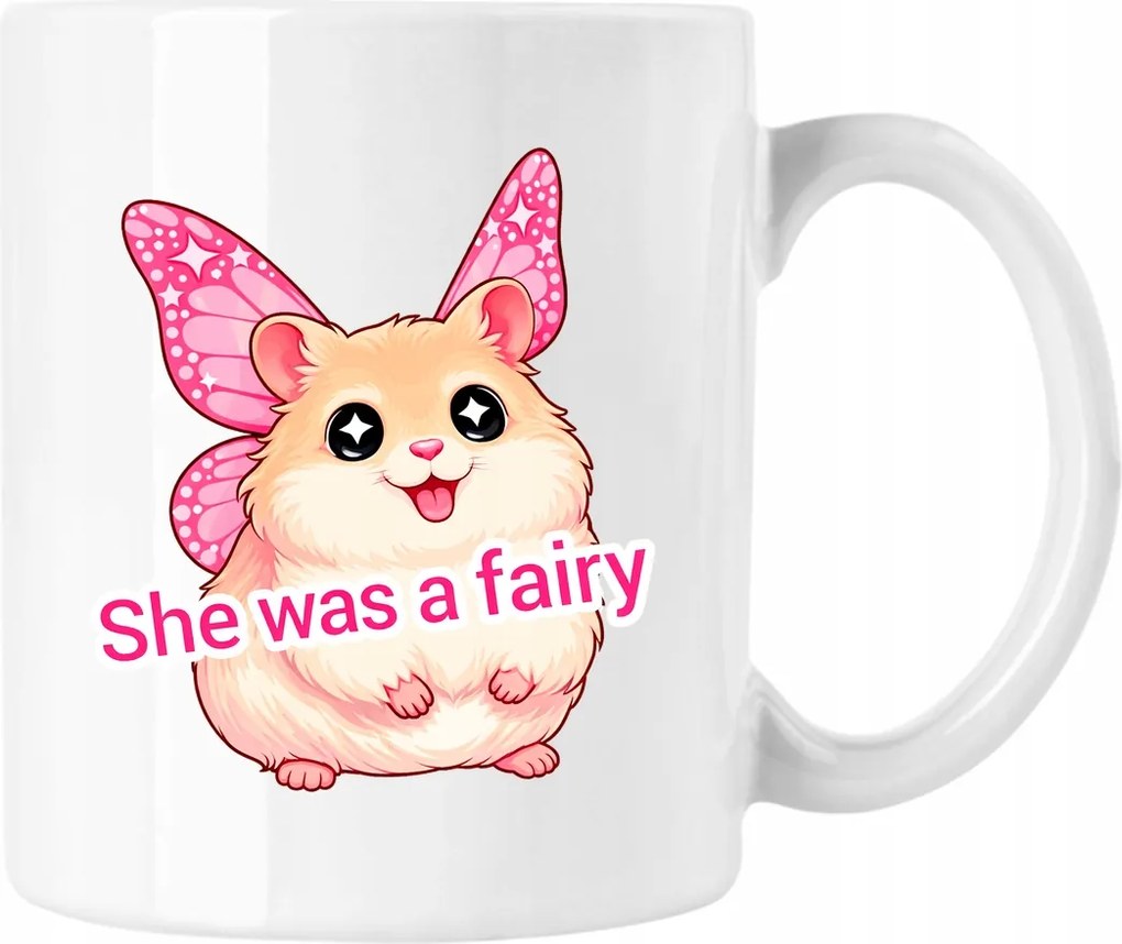 Bögre Nyuszi Fairy Kawaii Fehér 330ml