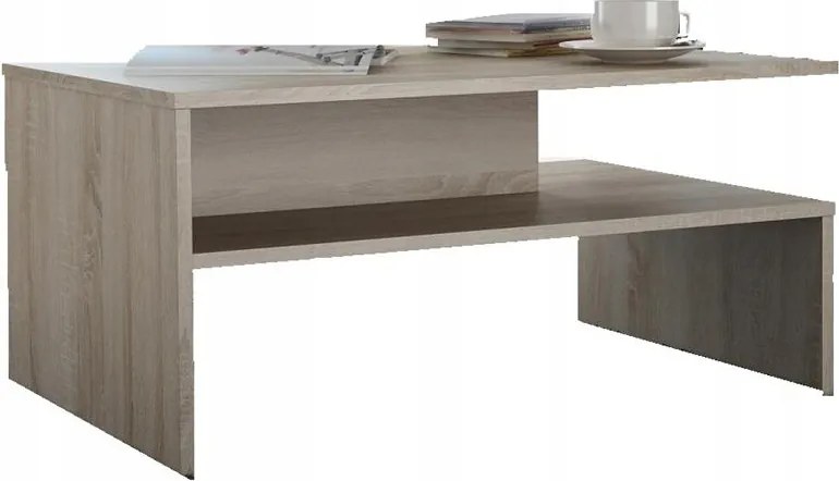 Ola pad sonoma tölgy modern dohányzóasztal Per