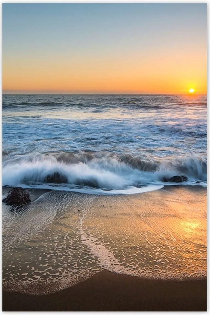 Poszterek 80x120 Naplemente tengerpart