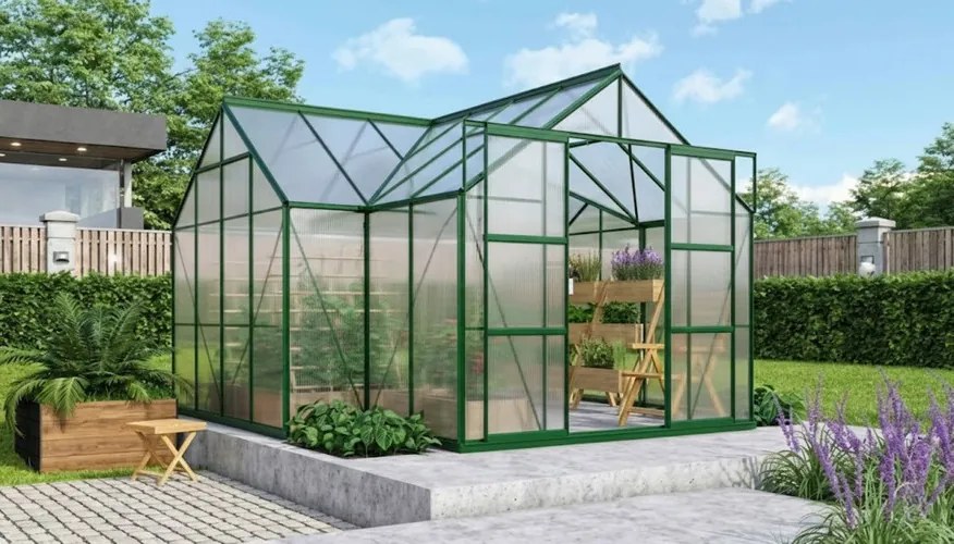 üvegház VITAVIA SIRIUS PC 6 mm zöld színű LG632