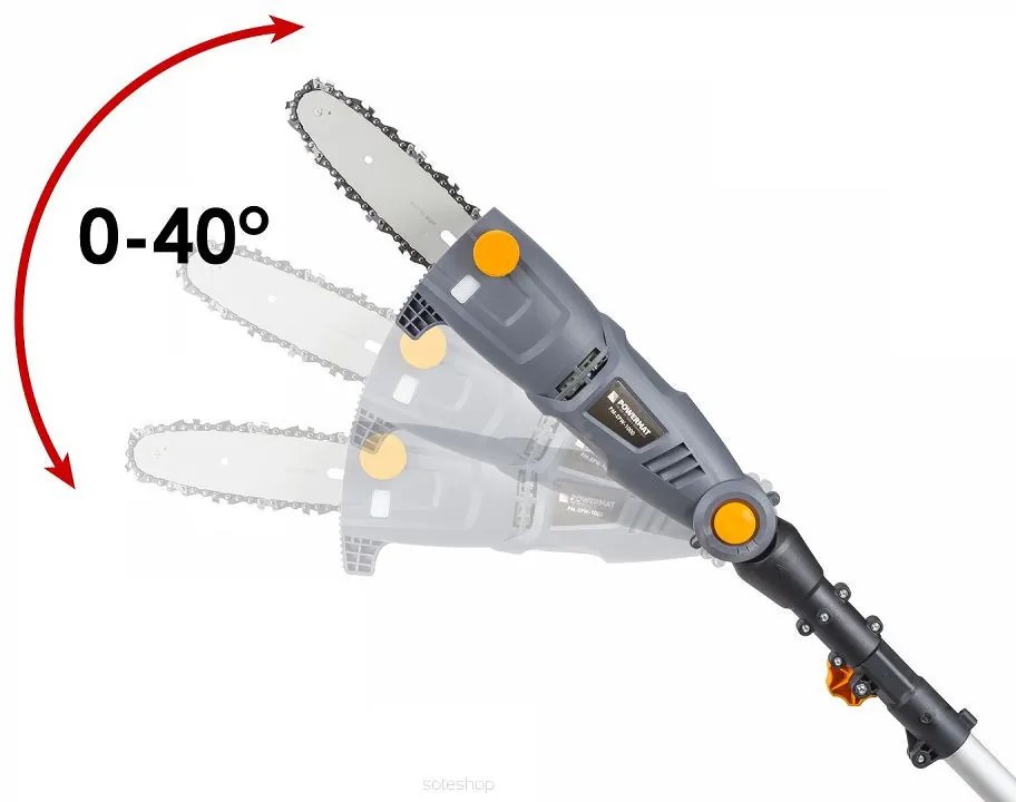 Elektromos ágvágó fűrész teleszkóppal 240cm PM-EPW-1000-1000W