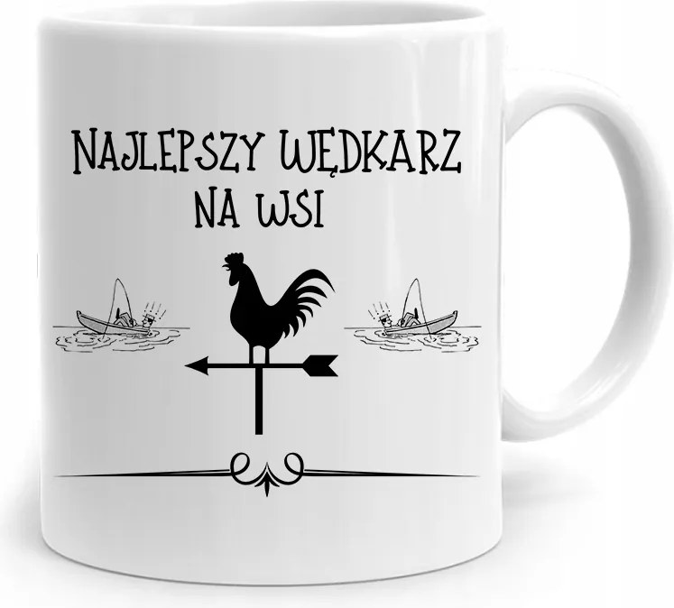 Horgász Ajándék Bögre A Legjobb Vidéki Horgász fényképes nyomtatással