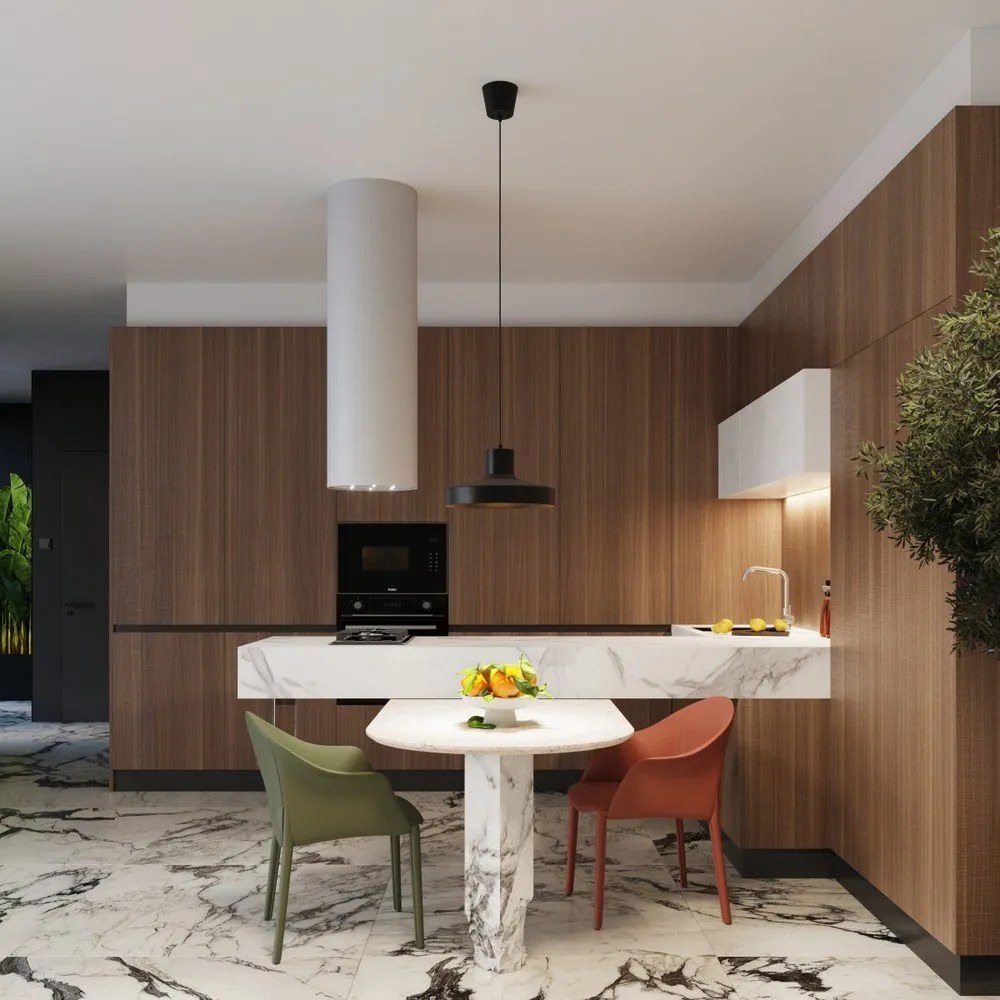 Fekete függőlámpa ø 35 cm Vito – Sollux