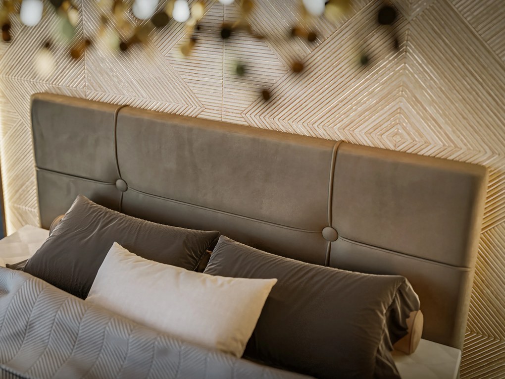 Franciaágy Boxspring 180 cm Gal (sötétbézs) (matraccal és tárolóhellyel). Akció -17%. 1043372