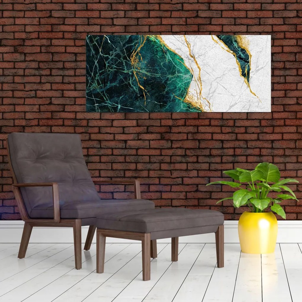 Kép - Türkiz márvány (120x50 cm)