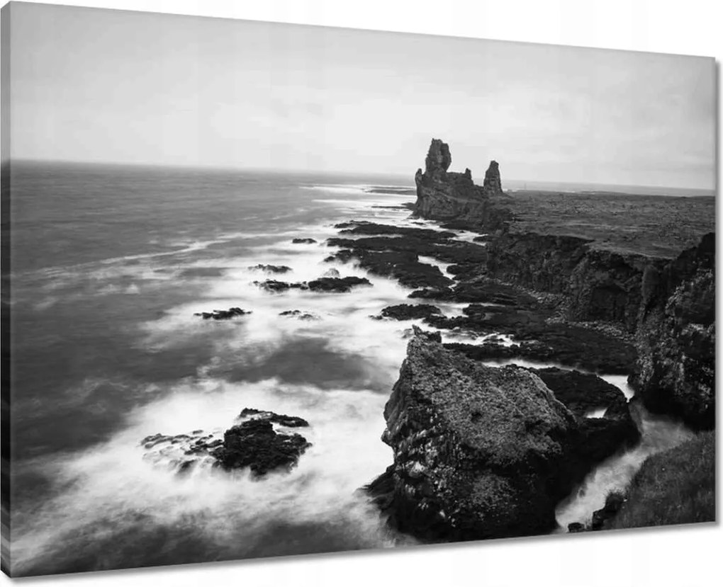 Vászonkép 70x50 Izland tenger tájkép