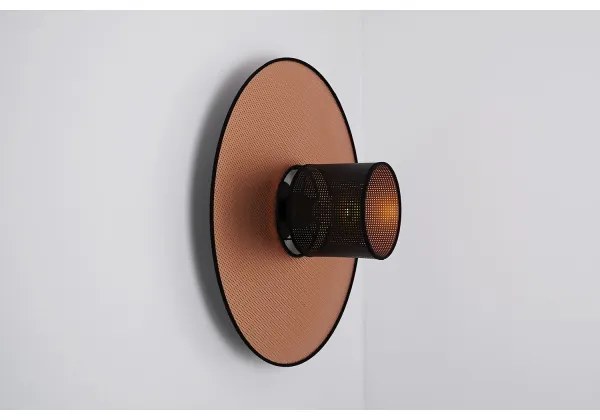 Duolla - Fali lámpa TOKYO SHINY 1xE27/15W/230V átm. 50 cm réz/fekete