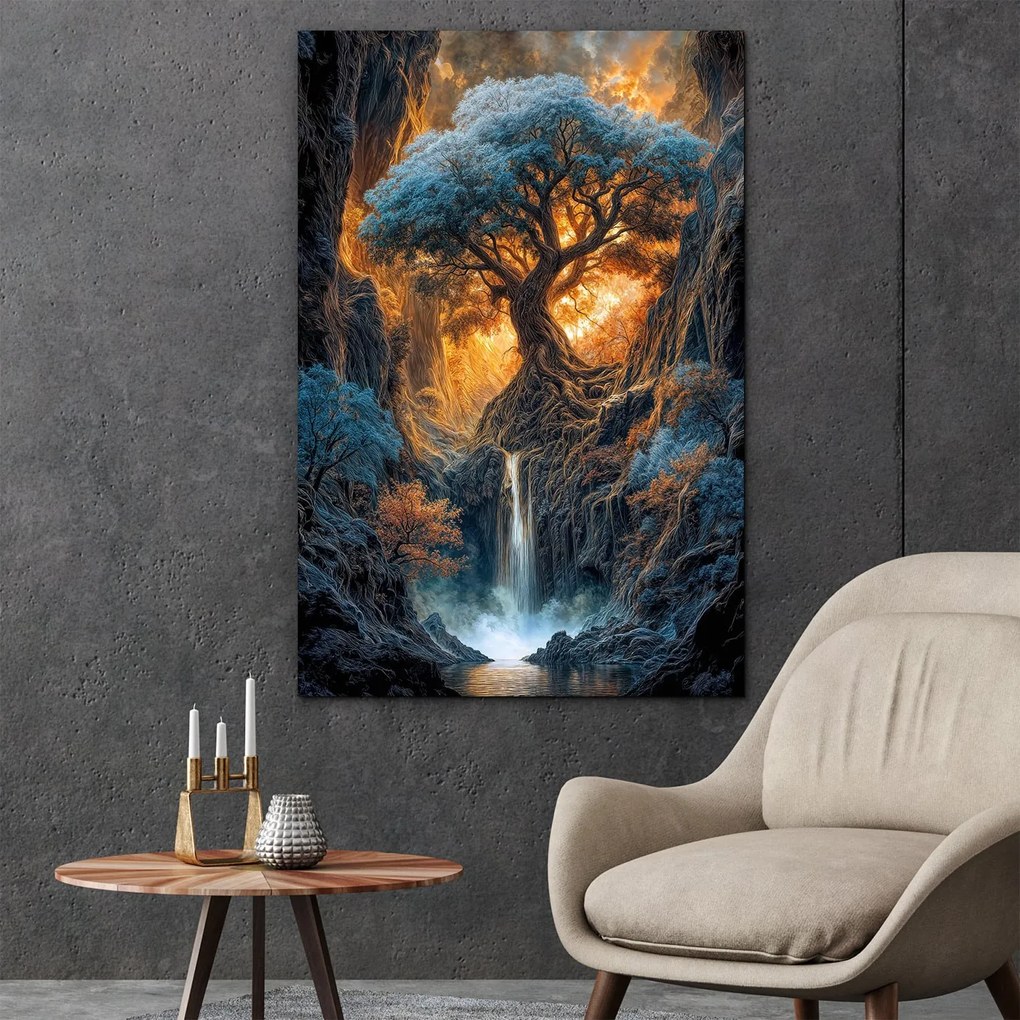 DUBLEZ | Fából készült életfa kép - Ősök emlékei