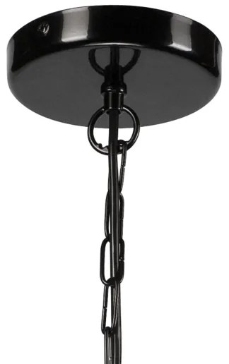 Csillár láncon OSCAR 6xG9/5W/230V fekete