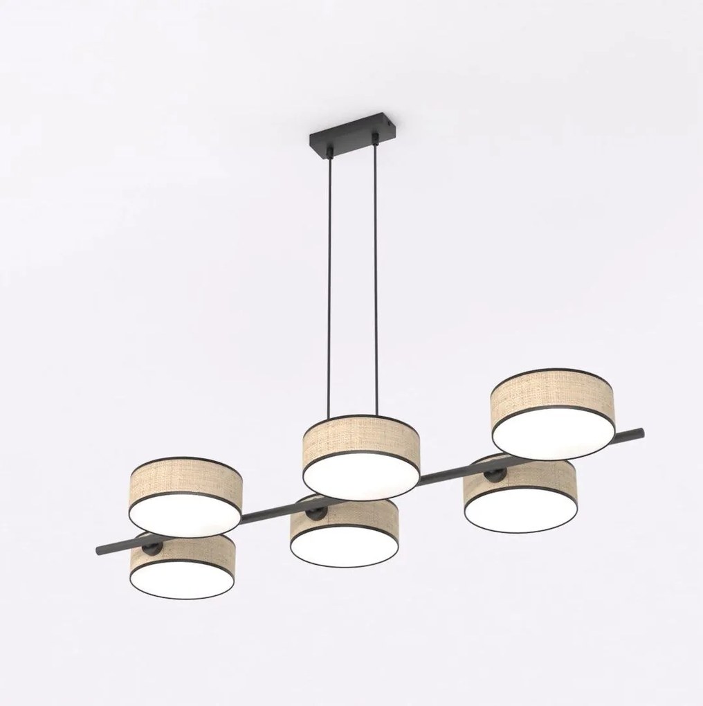 Emibig modern függeszték drumz barna fekete emi1565/6