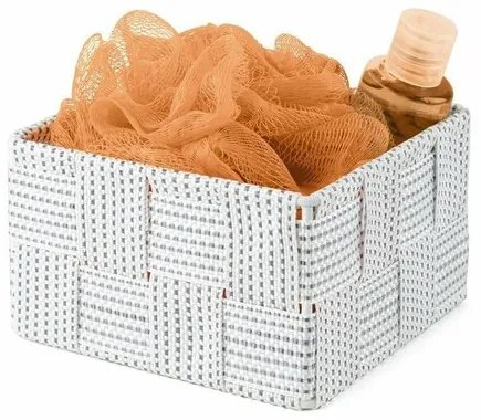 Compactor Toronto fiókos tárolókosár, 12 x , 12 x 7 cm, szürke, S