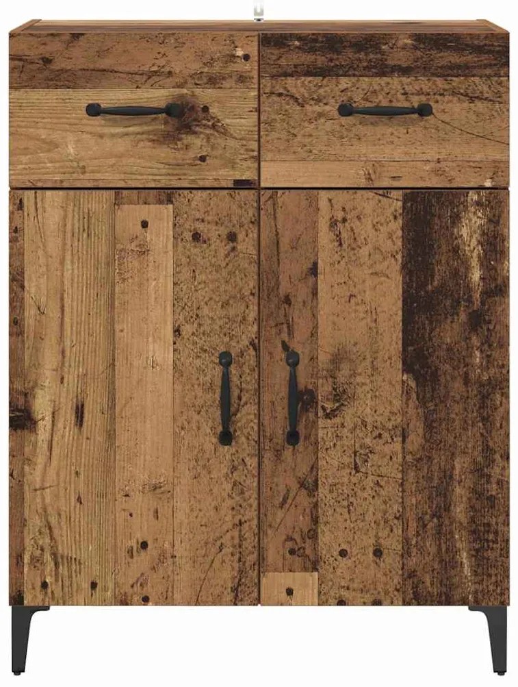 Széf fiókkal Régi fa 34 x 69,5 x 90 cm Faanyag