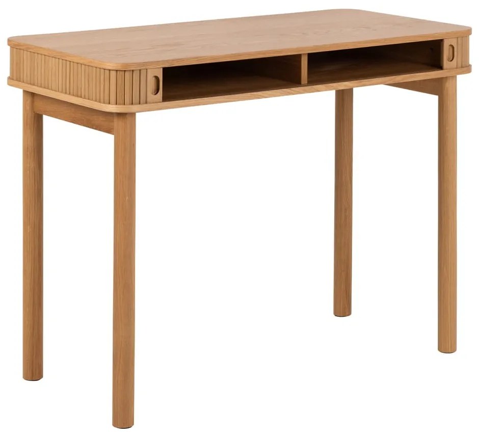 Íróasztal tölgyfa dekorral 50x100 cm Langley – Actona