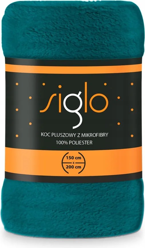 Mikroszálas ágytakaró 150x200 türkiz Siglo