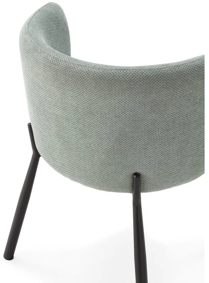 Mentazöld kárpitozott étkezőfotel szett 2 db-os Ginny – MOME