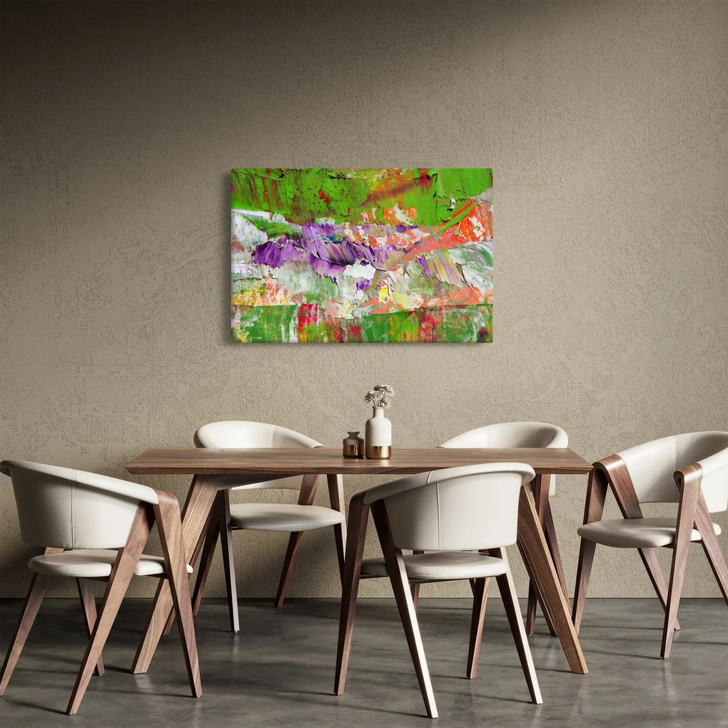 Absztrakció kép - festmény (90x60 cm)