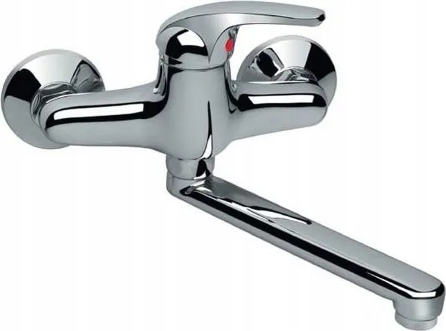 Gala fali mosogató csaptelep kifolyócsővel 20 cm króm