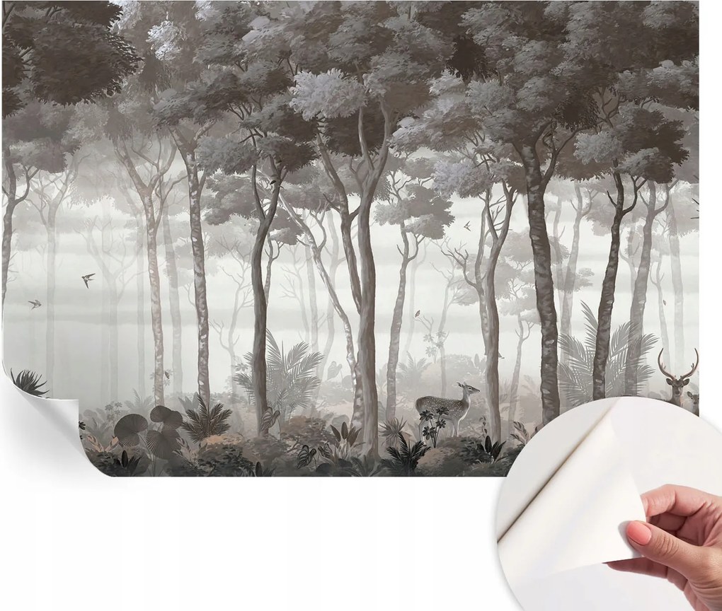 Fotótapéta Fali tapéta Hálószobába és Nappaliba Erdei mágia 152x104 cm