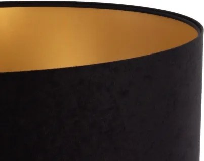 Univerzális STANDART E27 lámpabúra 45 cm fekete/arany