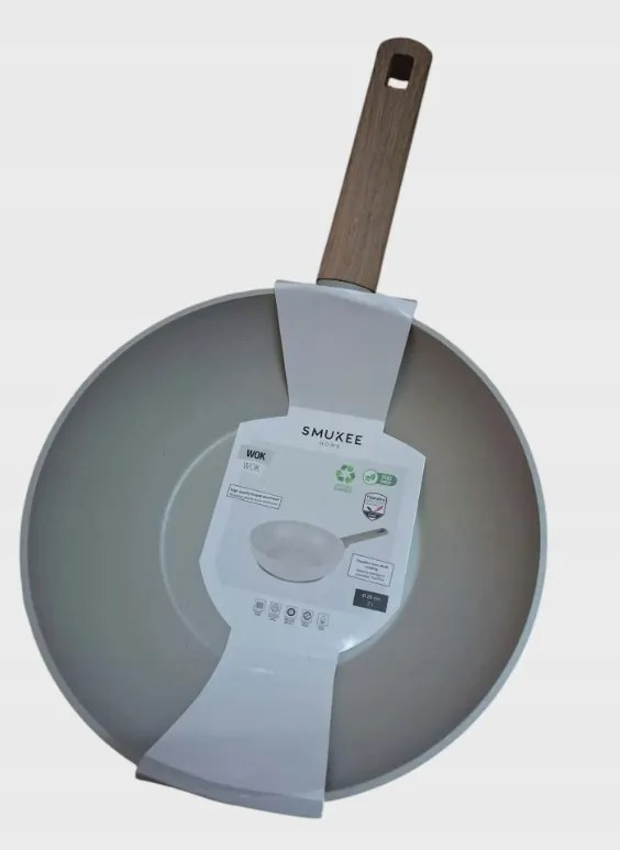 Wok serpenyő Smukee Non-Stick 26cm Bézs 26 cm