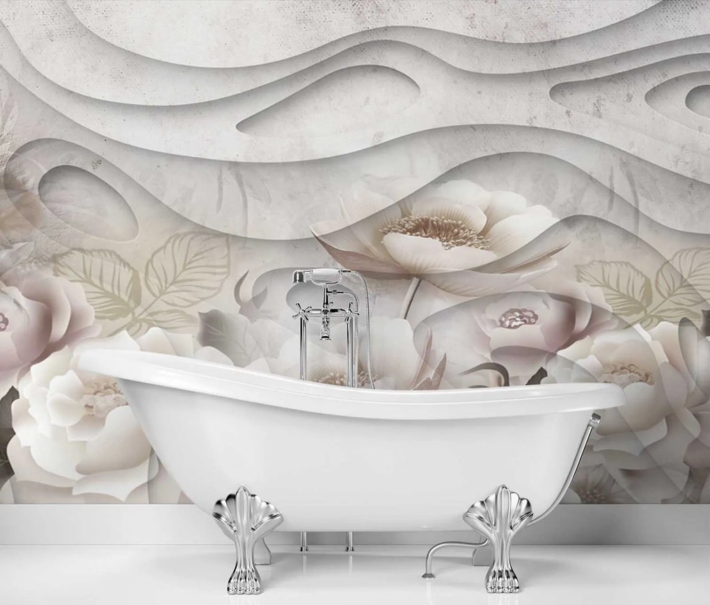 Gario Fotótapéta Virágzó virágok Anyag: Vlies, Méret: 150 x 105 cm