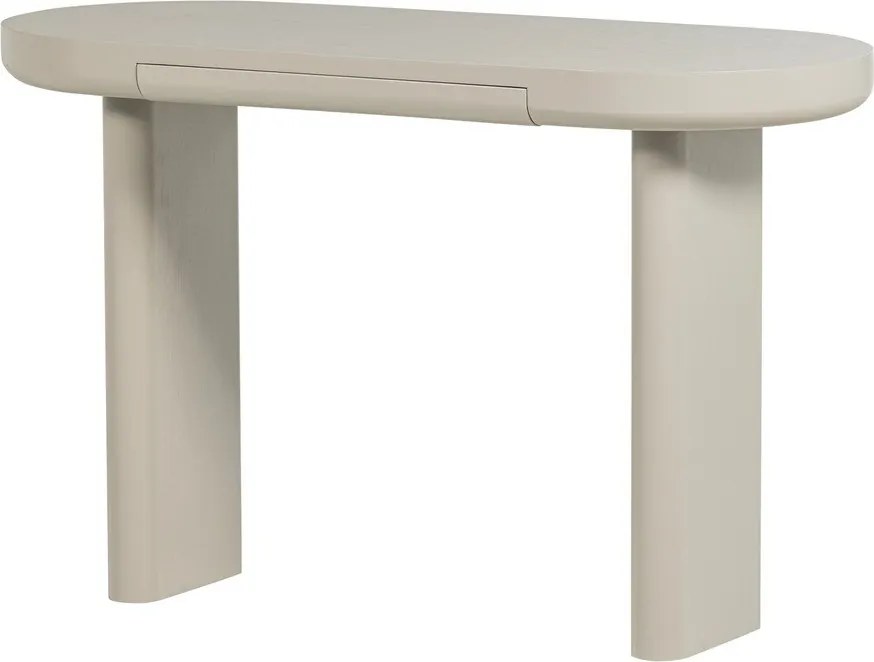 Bézs konzolasztal 50x120 cm Mael – WOOOD